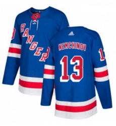 Youth Adidas New York Rangers 13 Sergei Nemchinov Authentic Royal Blue Home NHL Jersey 