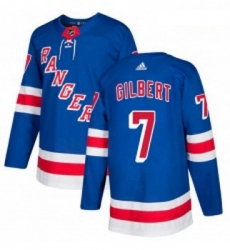 Youth Adidas New York Rangers 7 Rod Gilbert Authentic Royal Blue Home NHL Jersey 