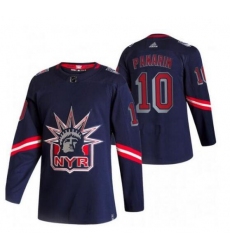 Youth New York Rangers 10 Artemi Panarin Navy Adidas 2020 21 Reverse Retro Alternate NHL Jersey