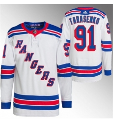 Youth New York Rangers 91 Vladimir Tarasenko White Stitched Jersey