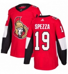 Mens Adidas Ottawa Senators 19 Jason Spezza Authentic Red Home NHL Jersey 