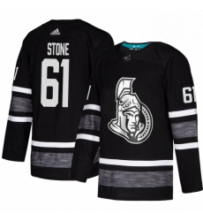 Mens Adidas Ottawa Senators 61 Mark Stone Black 2019 All Star Game Parley Authentic Stitched NHL Jersey 
