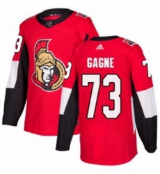 Mens Adidas Ottawa Senators 73 Gabriel Gagne Premier Red Home NHL Jersey 
