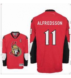 Ottawa Senators #11 ALFREDSSON red jerseys