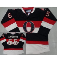 Ottawa Senators 65 Erik Karlsson Black