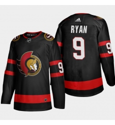 Ottawa Senators 9 Bobby Ryan Men Adidas 2020 21 Authentic Player Home Stitched NHL Jersey Black