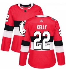 Womens Adidas Ottawa Senators 22 Chris Kelly Authentic Red 2017 100 Classic NHL Jersey 