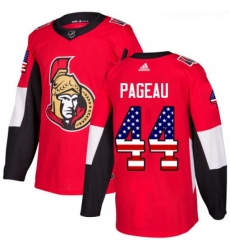 Youth Adidas Ottawa Senators 44 Jean Gabriel Pageau Authentic Red USA Flag Fashion NHL Jersey 