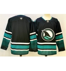 Men San Jose Sharks Blank Black 2024 25 Alternate Stitched Hockey Jersey Men San Jose Sharks Blank Black 2024 25 Alternate Stitched Hockey Jersey