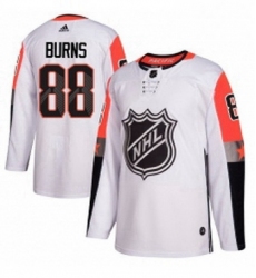 Mens Adidas San Jose Sharks 88 Brent Burns Authentic White 2018 All Star Pacific Division NHL Jersey 