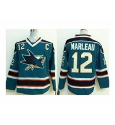 NHL Jerseys San Jose Sharks #12 Marleau blue[2014 new][patch C]