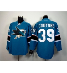 NHL San Jose Sharks #39 Couture 2015 Winter Classic Blue Jerseys