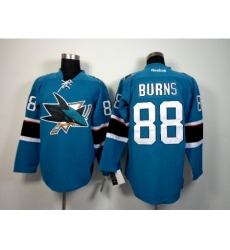NHL San Jose Sharks #88 Burns 2015 Winter Classic Blue Jerseys