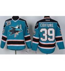 San Jose Sharks 39 Logan Couture Green NHL Jersey