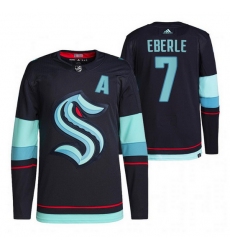 Men Seattle Kraken 7 Jordan Eberle 2021 22 Navy Home Stitched jersey