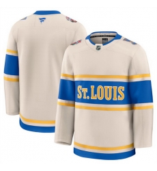 Men St Louis Blues Blank Cream 2024 25 Winter Classic Stitched Hockey Jersey Men St Louis Blues Blank Cream 2024 25 Winter Classic Stitched Hockey Jersey