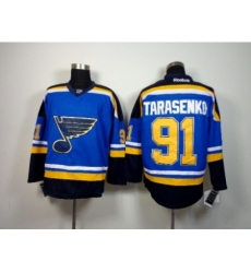 NHL St. Louis Blues #91 tarasenko blue-black jerseys