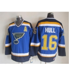 NHL St.Louis Blues #16 Brett Hull blue jerseys