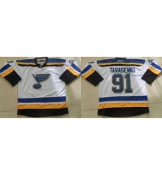 St. Louis Blues #91 Vladimir Tarasenko White Stitched Jersey