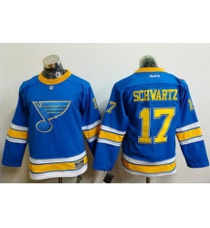 Blues #17 Jaden Schwartz Light Blue 2017 Winter Classic Stitched Youth NHL Jersey