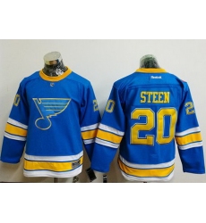 Blues #20 Alexander Steen Light Blue 2017 Winter Classic Stitched Youth NHL Jersey