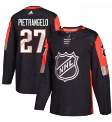 Youth Adidas St Louis Blues 27 Alex Pietrangelo Authentic Black 2018 All Star Central Division NHL Jersey 
