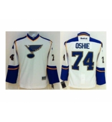 Youth NHL Jerseys St. Louis Blues #74 Oshie white
