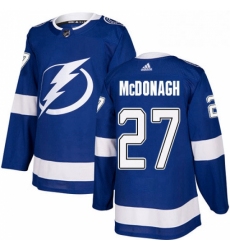 Mens Adidas Tampa Bay Lightning 27 Ryan McDonagh Authentic Royal Blue Home NHL Jerse