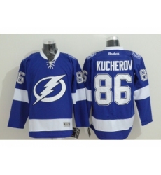 NHL Tampa Bay Lightning #86 Kucherov blue jerseys