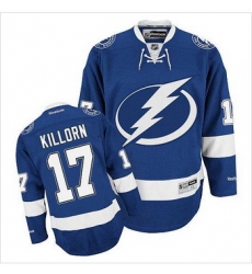 Tampa Bay Lightning #17 Alex Killorn Blue Stitched NHL Jersey