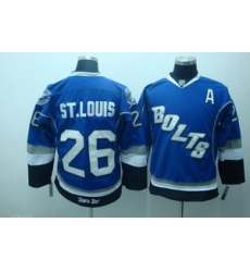 Tampa Bay Lightning 26 ST.louis blue  jerseys bolts A patch