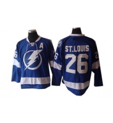 Tampa Bay Lightning 26 St.Louis Blue Jerseys With A patch