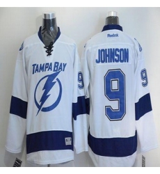 Tampa Bay Lightning #9 Tyler Johnson White Stitched NHL Jersey