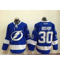 nhl jerseys tampa bay lightning #30 bishop blue