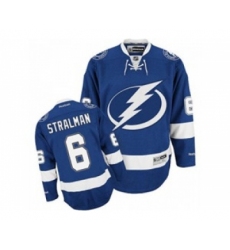 nhl jerseys tampa bay lightning #6 stralman blue