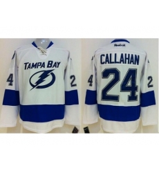 Kids Tampa Bay Lightning #24 Ryan Callahan White NHL Jersey