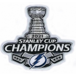 2021 NHL Stanley Cup Tampa Bay Lighting Champions Patch Biaog