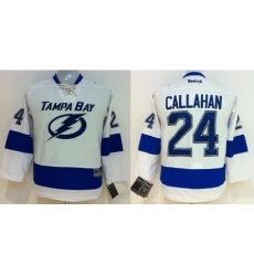 Women Tampa Bay Lightning #24 Ryan Callahan White NHL Jersey