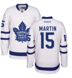 Maple Leafs #15 Matt Martin White New Stitched NHL Jersey