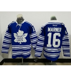Maple Leafs #16 Mitchell Marner Blue 2014 Winter Classic Stitched NHL Jersey