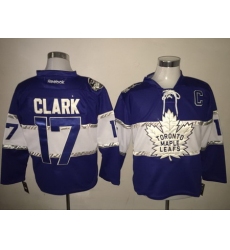 Maple Leafs 17 Wendel Clark Blue 2017 Centennial Classic Reebok Jersey