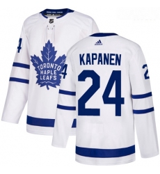 Maple Leafs 24 Kasperi Kapanen White Adidas Jersey