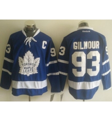 Maple Leafs #93 Doug Gilmour Blue New Stitched NHL Jersey