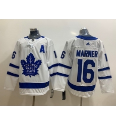 Men Toronto Maple Leafs 16 Mitchell Marner White Adidas Jersey