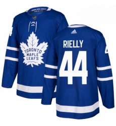 Mens Adidas Toronto Maple Leafs 44 Morgan Rielly Authentic Royal Blue Home NHL Jersey 