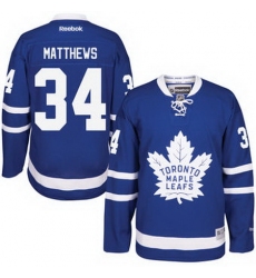 Mens Toronto Maple Leafs Auston Matthews Reebok Royal Home Premier Jersey