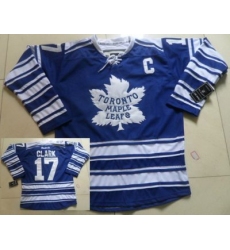 NHL Jerseys Toronto Maple Leafs #17 clark blue[2014 winter classic patch C]