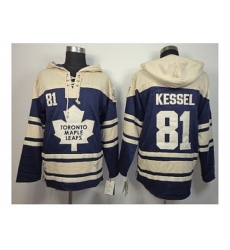 NHL Jerseys Toronto Maple Leafs #81 Kessel blue-cream[pullover hooded sweatshirt]