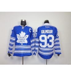 NHL Jerseys Toronto Maple Leafs #93 gilmour blue[2014 winter classic patch C]