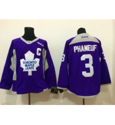 NHL Toronto Maple Leafs #3 phaneuf purple Jerseys